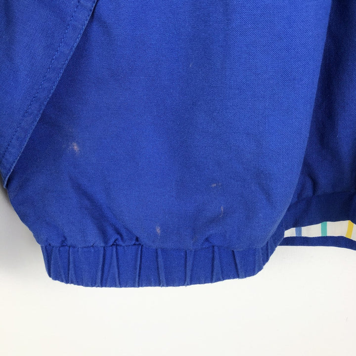 80s-90'S Eddie Bauer Black Tag Mountain Jacket Shell Jacket Men's L Size Vintage cotton blue type Vintage Second Hand