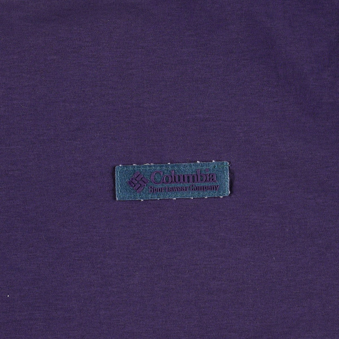 90'S Vintage Columbia Anorak Parka with White Tag, Men's XL unclear purple type Vintage Second Hand