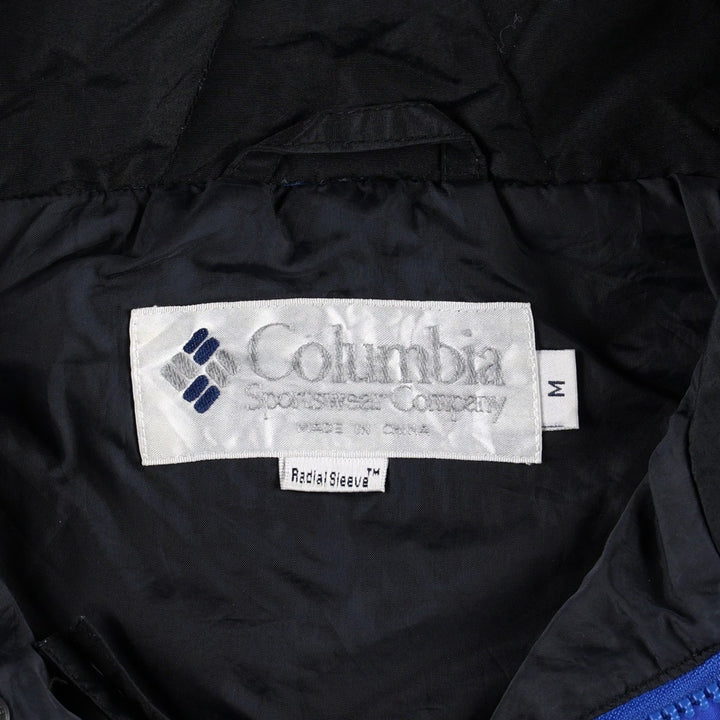 90'S Vintage Columbia Anorak Jacket with White Tag, Men's Size Medium unclear blue type Vintage Second Hand