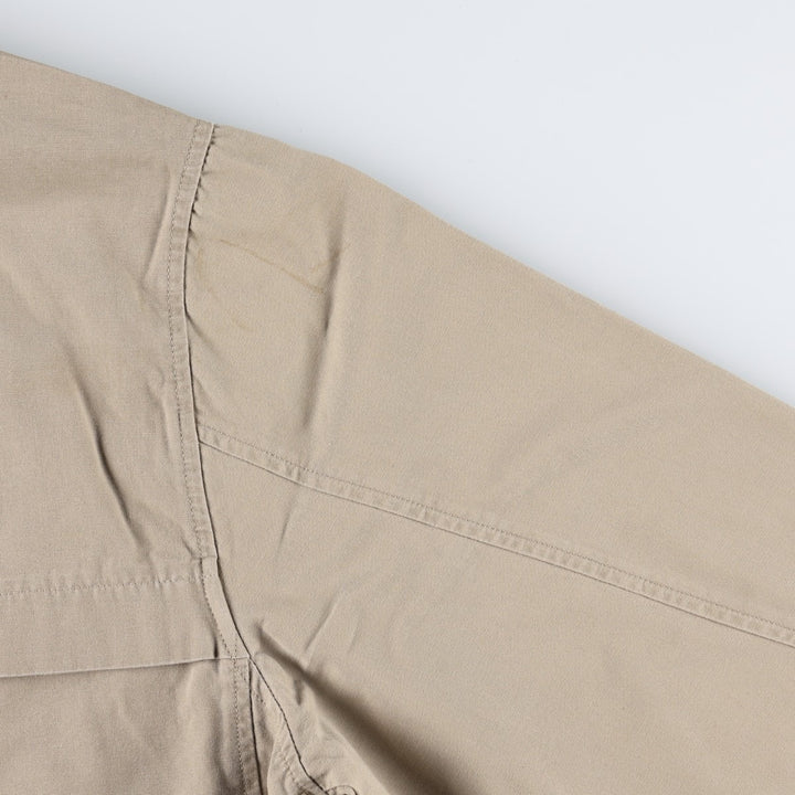 2000'S Eddie Bauer cotton jacket, men's size L (approx.) cotton Beige type Vintage Second Hand