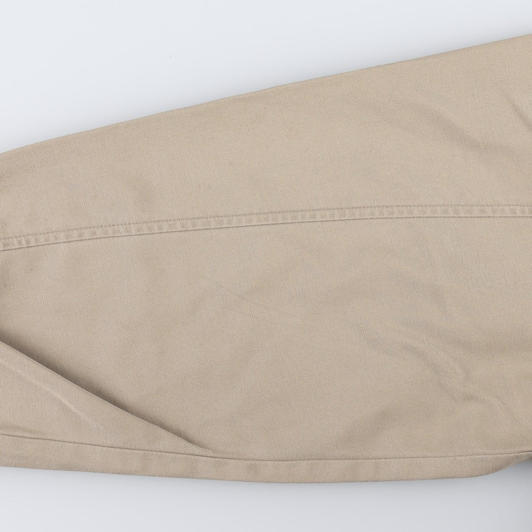 2000'S Eddie Bauer cotton jacket, men's size L (approx.) cotton Beige type Vintage Second Hand
