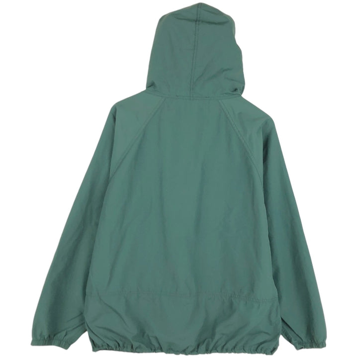 ~90'S LL Bean Anorak Parka with Mountain Logo and Katahdin Logo, Men's XL equivalent, Vintage unclear green type Vintage Second Hand