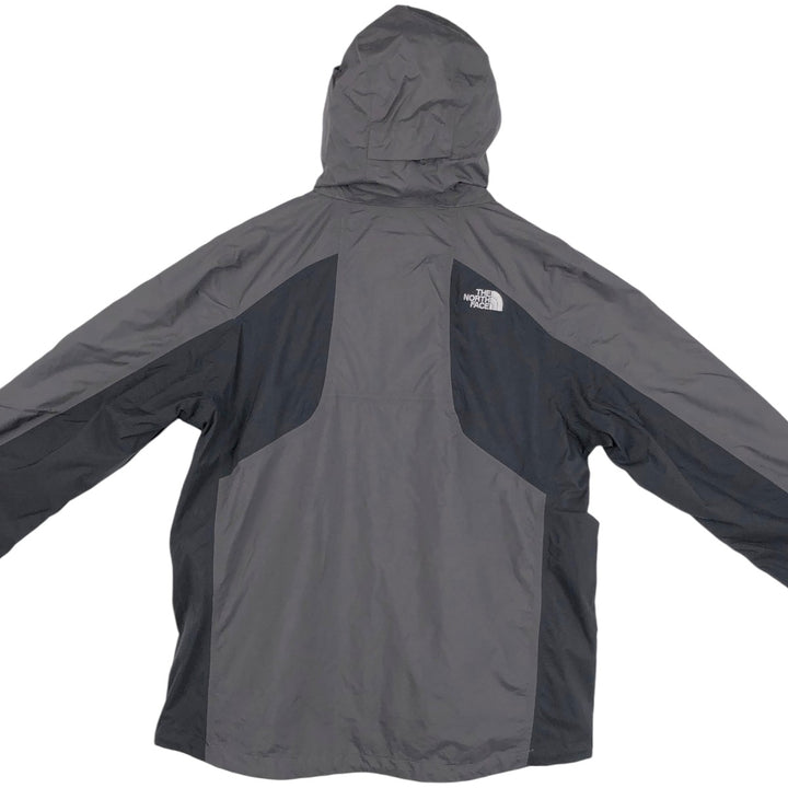 THE NORTH FACE HYVENT Mountain Parka Shell Jacket Men's L size Nylon Charcoal Vintage Second Hand