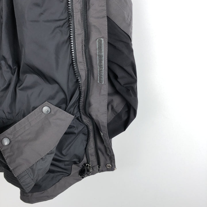 THE NORTH FACE HYVENT Mountain Parka Shell Jacket Men's L size Nylon Charcoal Vintage Second Hand