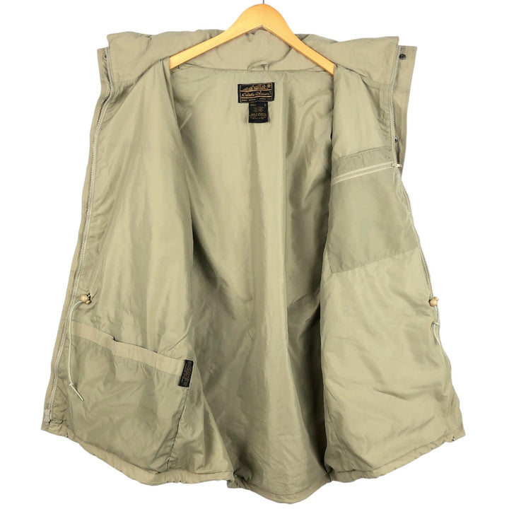 80s-90'S Eddie Bauer Black Tag Mountain Jacket Shell Jacket Men's L Size Vintage Nylon Khaki type beige Vintage Second Hand