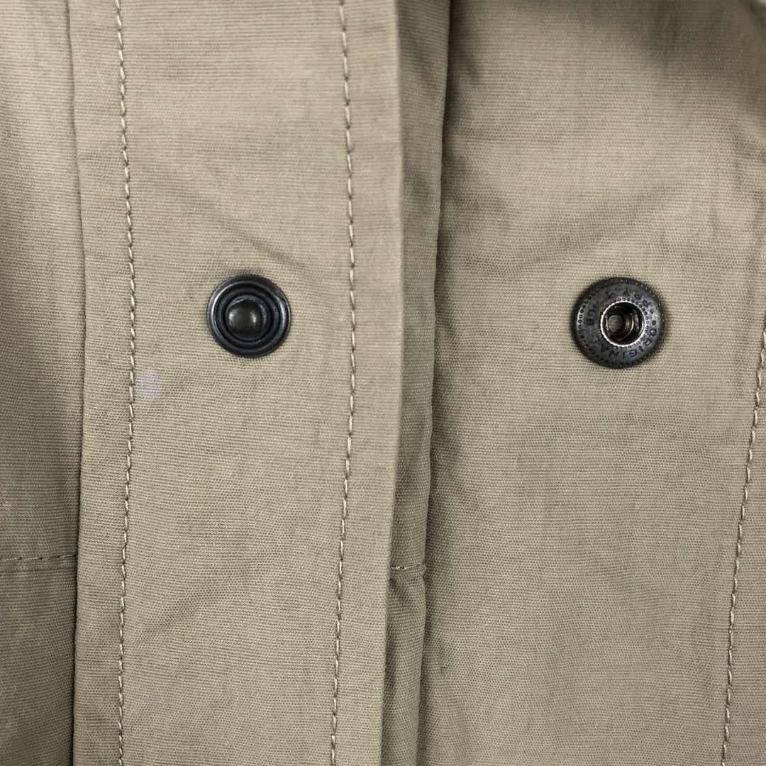 80s-90'S Eddie Bauer Black Tag Mountain Jacket Shell Jacket Men's L Size Vintage Nylon Khaki type beige Vintage Second Hand