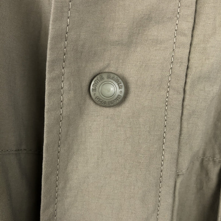 80s-90'S Eddie Bauer Black Tag Mountain Jacket Shell Jacket Men's L Size Vintage Nylon Khaki type beige Vintage Second Hand