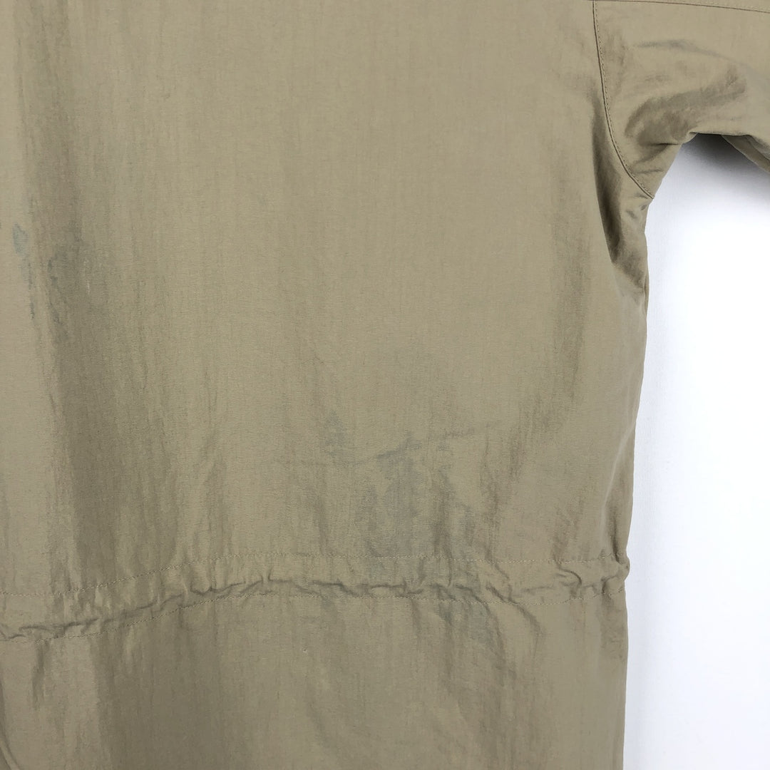 80s-90'S Eddie Bauer Black Tag Mountain Jacket Shell Jacket Men's L Size Vintage Nylon Khaki type beige Vintage Second Hand