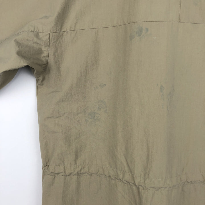 80s-90'S Eddie Bauer Black Tag Mountain Jacket Shell Jacket Men's L Size Vintage Nylon Khaki type beige Vintage Second Hand