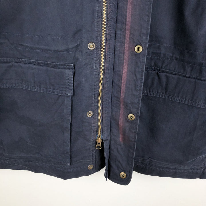 1990'S Eddie Bauer Mountain Jacket Shell Jacket Men's Size M (Vintage) cotton navy blue type Vintage Second Hand