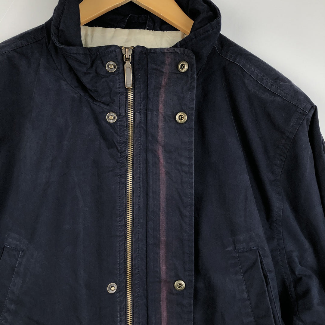 1990'S Eddie Bauer Mountain Jacket Shell Jacket Men's Size M (Vintage) cotton navy blue type Vintage Second Hand