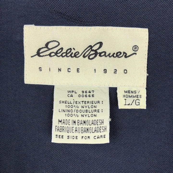 1990'S Eddie Bauer Mountain Jacket Shell Jacket Men's Size L (Equivalent) Vintage Nylon Beige type Vintage Second Hand