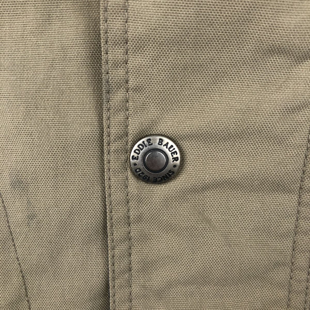 1990'S Eddie Bauer Mountain Jacket Shell Jacket Men's Size L (Equivalent) Vintage Nylon Beige type Vintage Second Hand