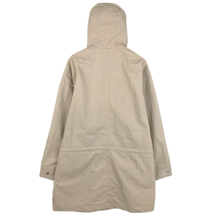 90s-00'S LLBean Mountain Parka Shell Jacket, Men's Size L (approx.), Vintage cotton Beige type Vintage Second Hand