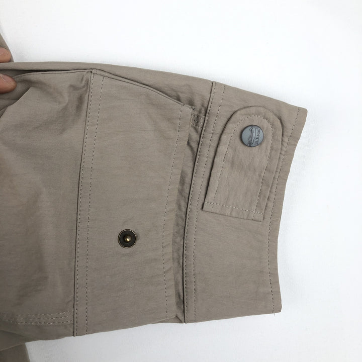 90s-00'S LLBean Mountain Parka Shell Jacket, Men's Size L (approx.), Vintage cotton Beige type Vintage Second Hand