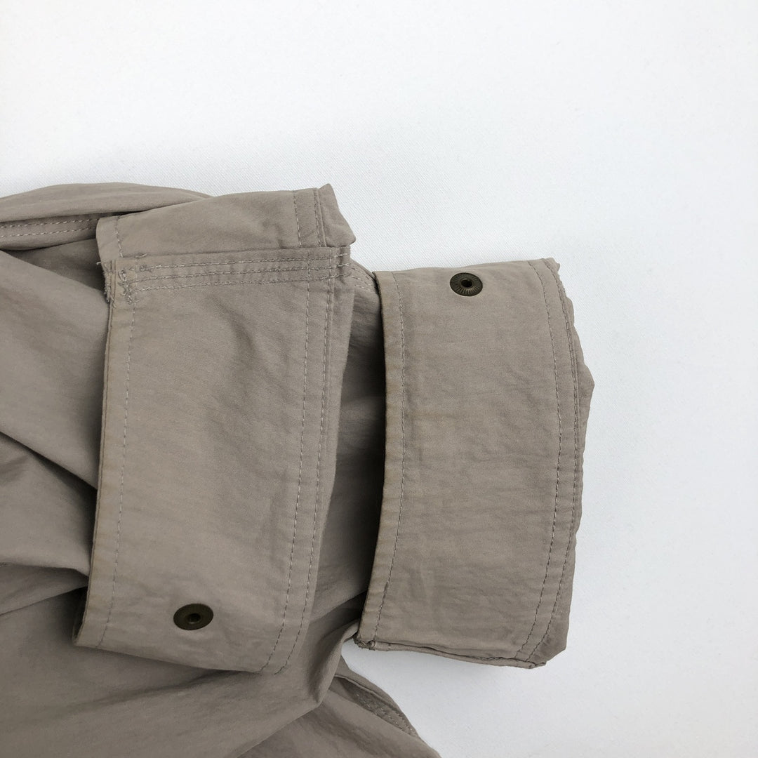90s-00'S LLBean Mountain Parka Shell Jacket, Men's Size L (approx.), Vintage cotton Beige type Vintage Second Hand