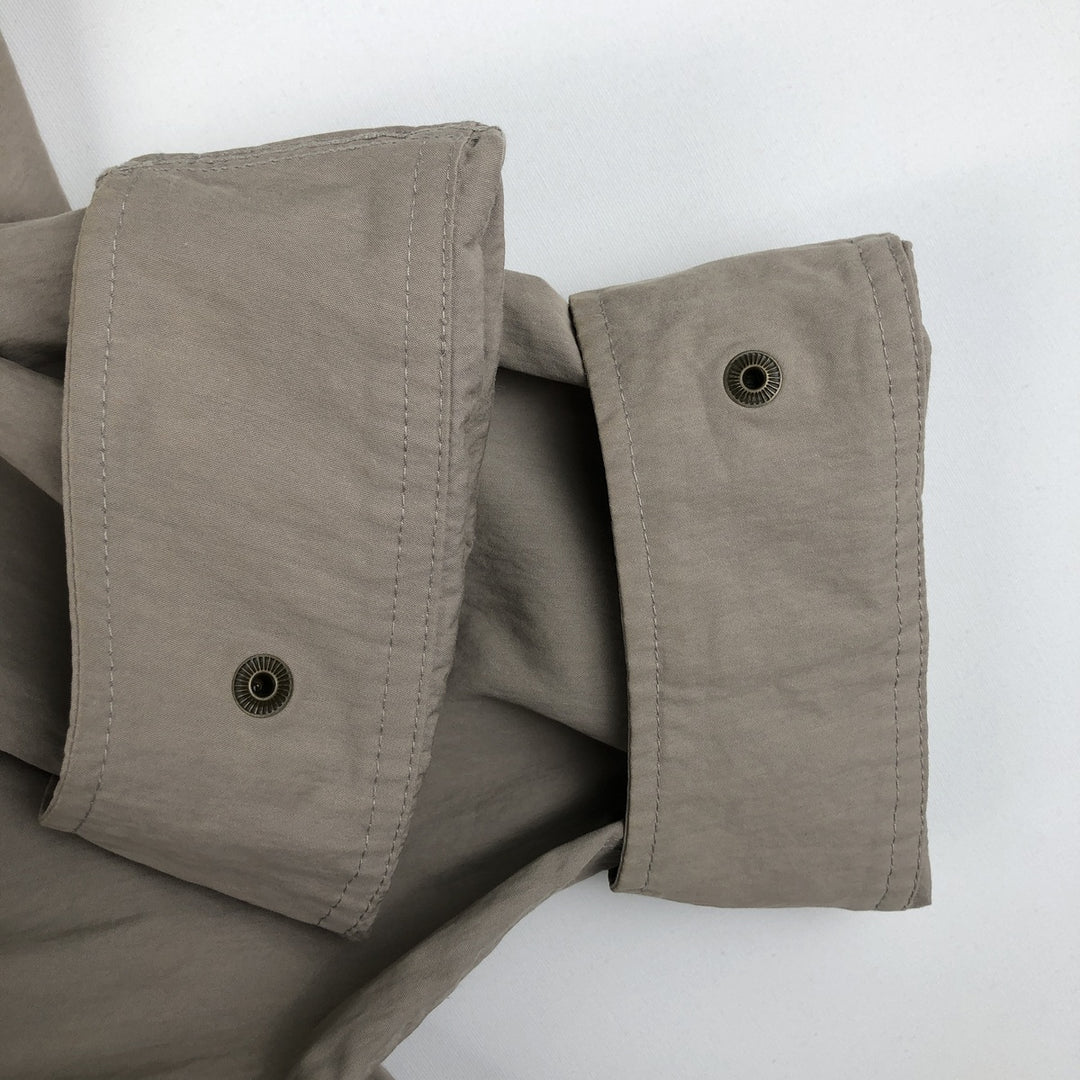 90s-00'S LLBean Mountain Parka Shell Jacket, Men's Size L (approx.), Vintage cotton Beige type Vintage Second Hand