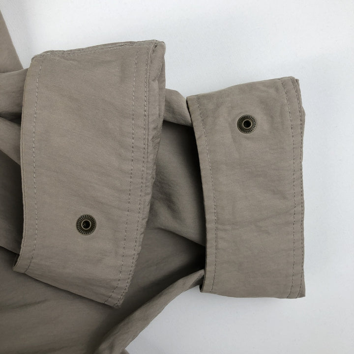 90s-00'S LLBean Mountain Parka Shell Jacket, Men's Size L (approx.), Vintage cotton Beige type Vintage Second Hand