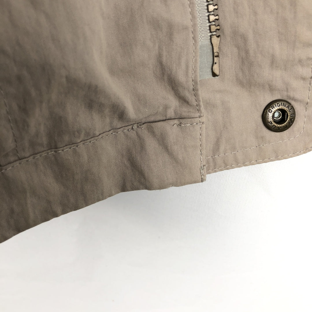 90s-00'S LLBean Mountain Parka Shell Jacket, Men's Size L (approx.), Vintage cotton Beige type Vintage Second Hand
