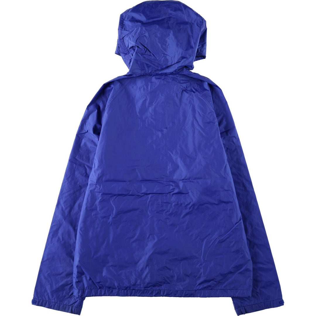 1990'S The North Face Mountain Parka Shell Jacket, Made in USA, Men's Size L (approx.), Vintage Nylon blue type Vintage Second Hand