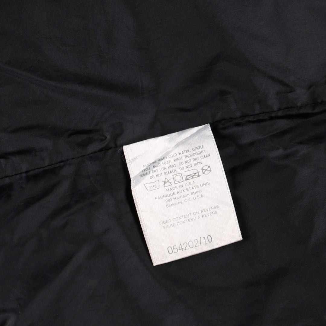 1990'S The North Face Mountain Parka Shell Jacket, Made in USA, Men's Size L (approx.), Vintage Nylon blue type Vintage Second Hand