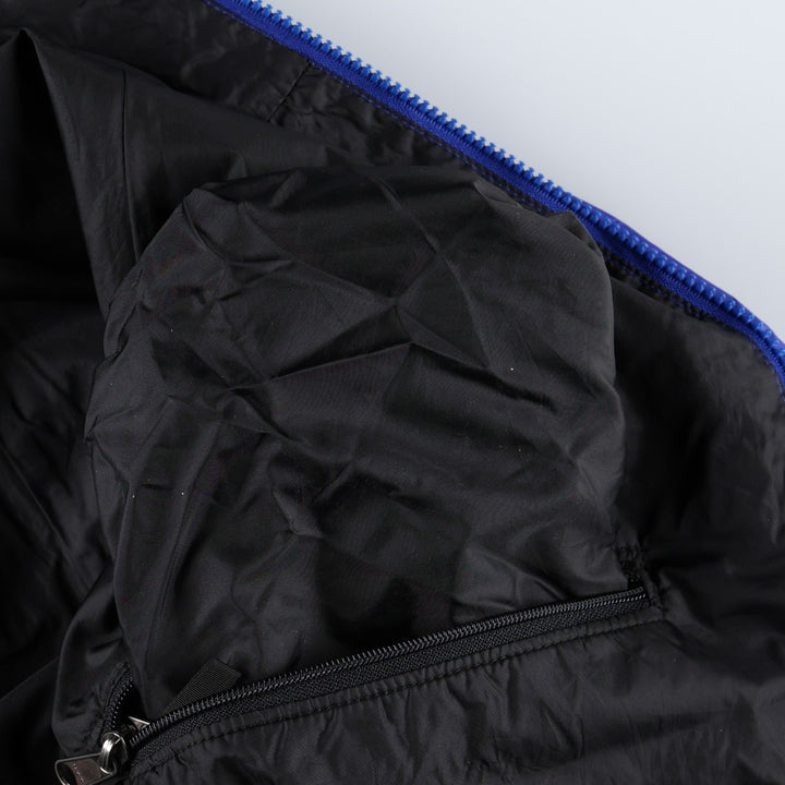 1990'S The North Face Mountain Parka Shell Jacket, Made in USA, Men's Size L (approx.), Vintage Nylon blue type Vintage Second Hand