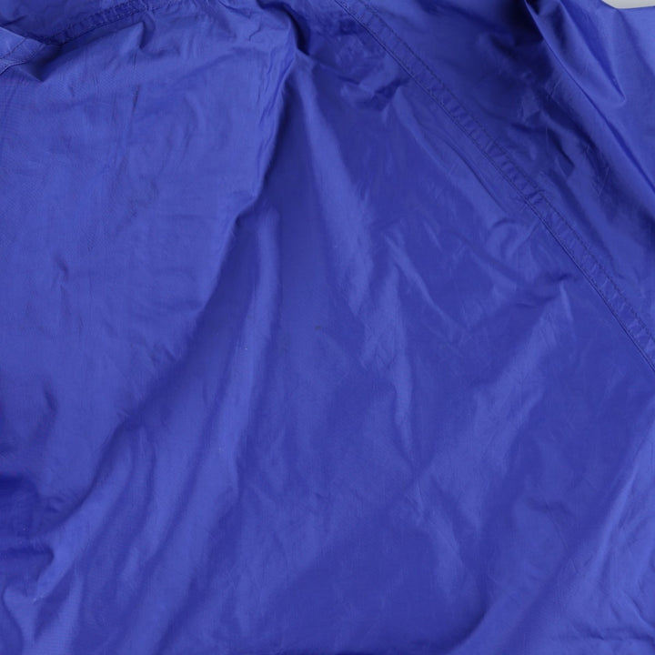1990'S The North Face Mountain Parka Shell Jacket, Made in USA, Men's Size L (approx.), Vintage Nylon blue type Vintage Second Hand