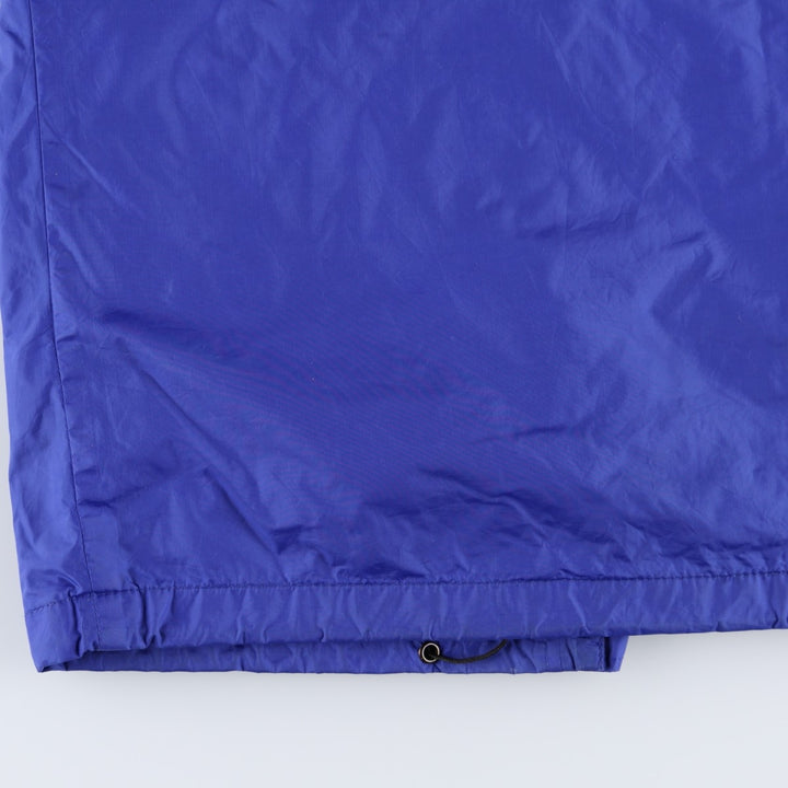 1990'S The North Face Mountain Parka Shell Jacket, Made in USA, Men's Size L (approx.), Vintage Nylon blue type Vintage Second Hand