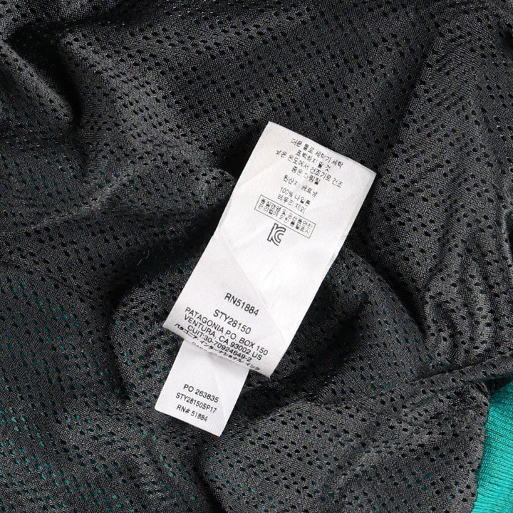 Patagonia 28150 Baggies Jacket Nylon Jacket Men's Size M Nylon Emerald green Vintage Second Hand