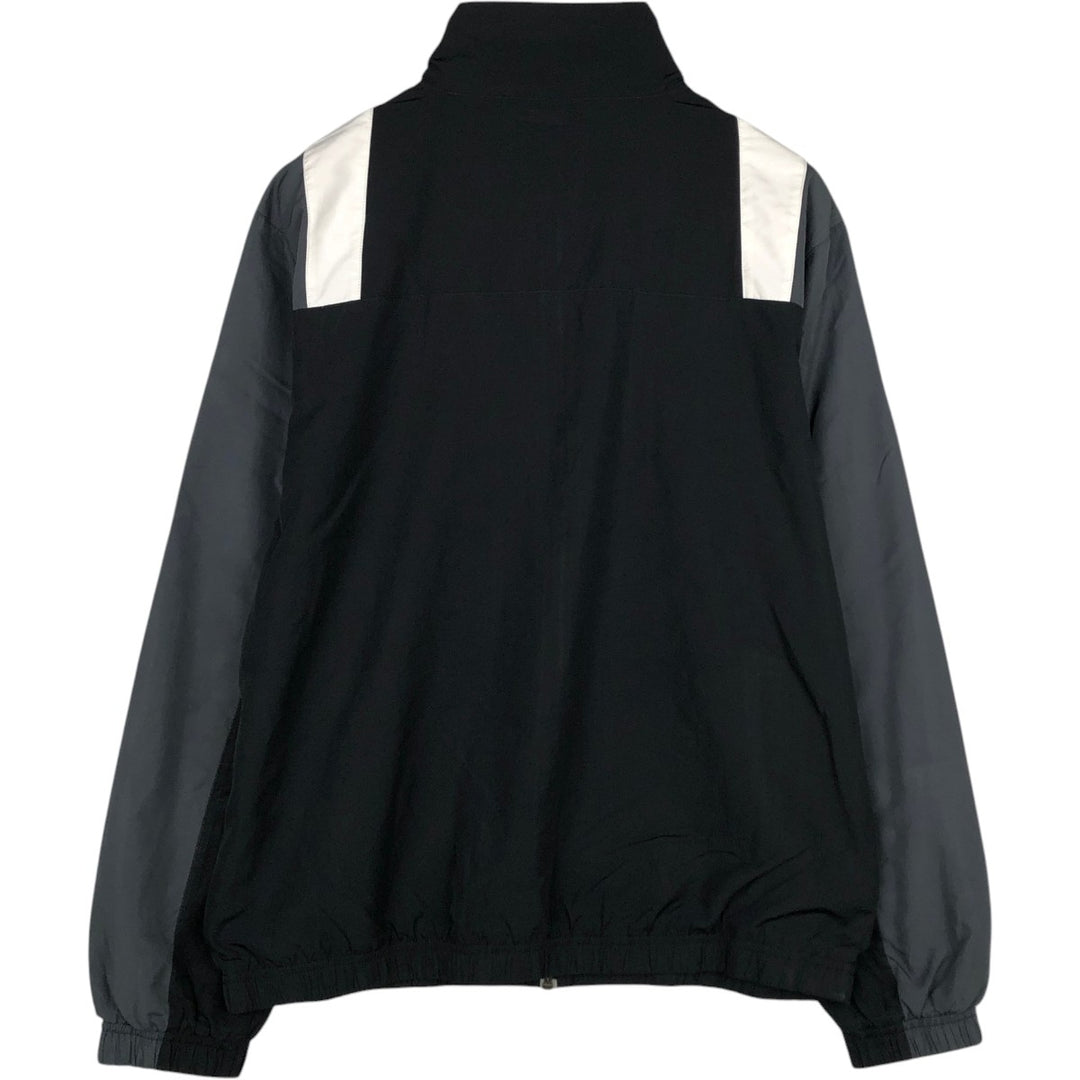 Nike windbreaker, men's size L polyester black type Vintage Second Hand