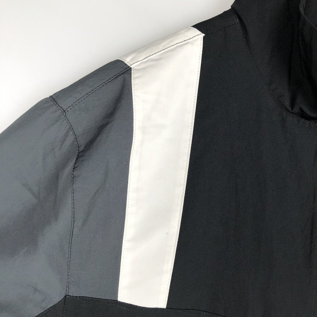 Nike windbreaker, men's size L polyester black type Vintage Second Hand