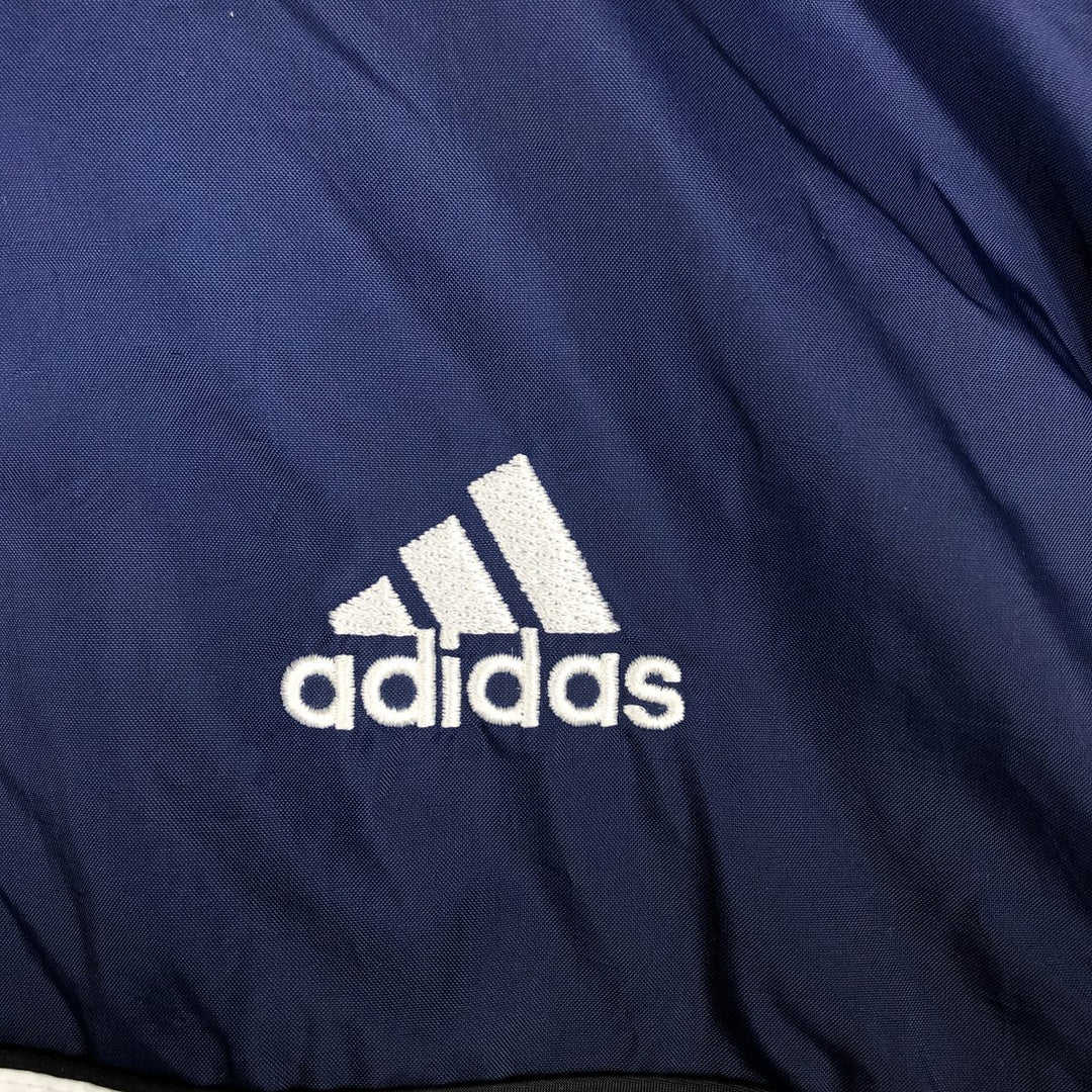 00'S Adidas nylon jacket, men's size L Nylon blue type Vintage Second Hand