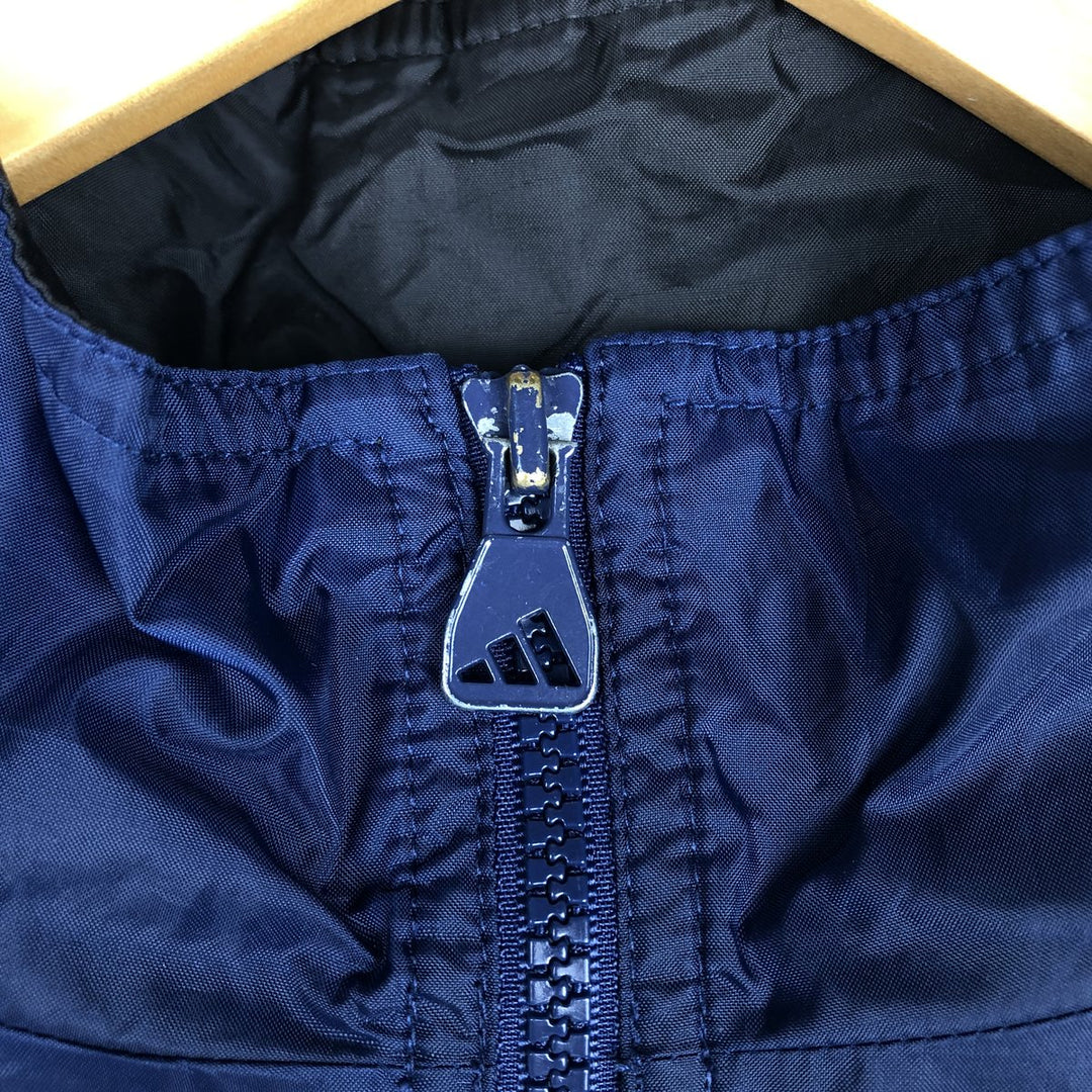 00'S Adidas nylon jacket, men's size L Nylon blue type Vintage Second Hand