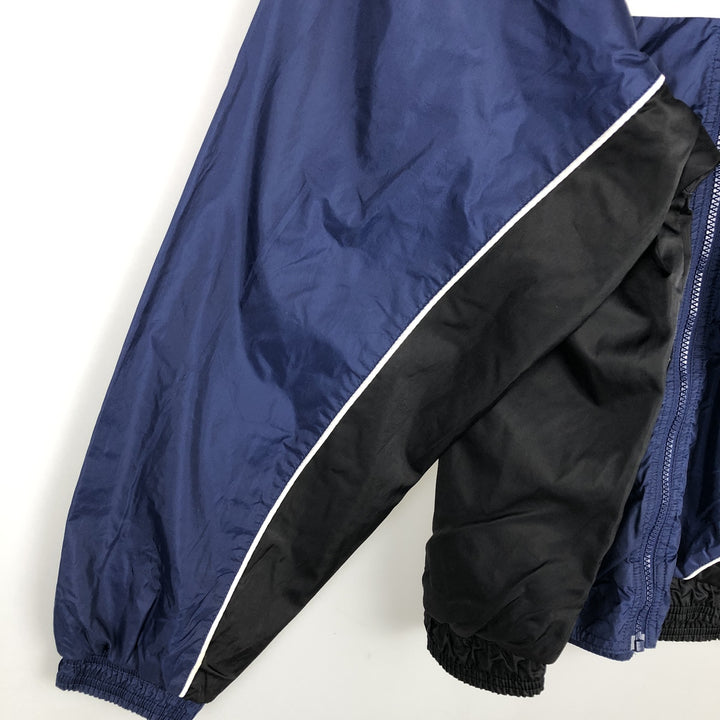 00'S Adidas nylon jacket, men's size L Nylon blue type Vintage Second Hand