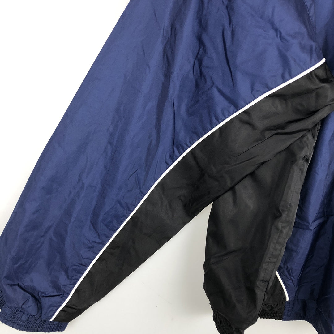 00'S Adidas nylon jacket, men's size L Nylon blue type Vintage Second Hand
