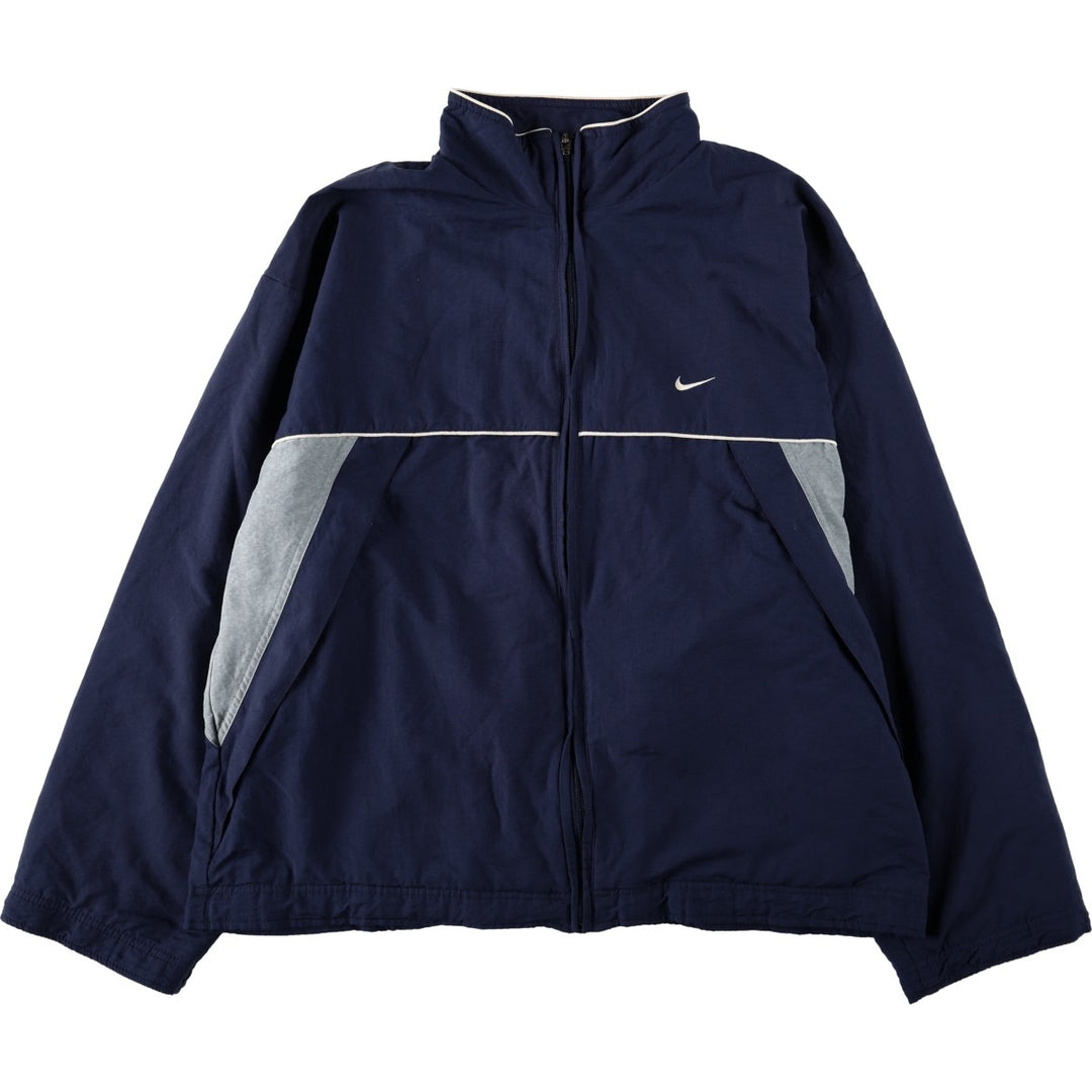 00'S Nike Windbreaker Men's Size L polyester navy blue type Vintage Second Hand