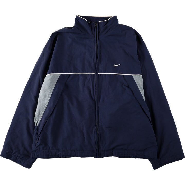 00'S Nike Windbreaker Men's Size L polyester navy blue type Vintage Second Hand
