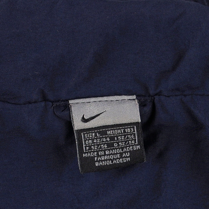 00'S Nike Windbreaker Men's Size L polyester navy blue type Vintage Second Hand