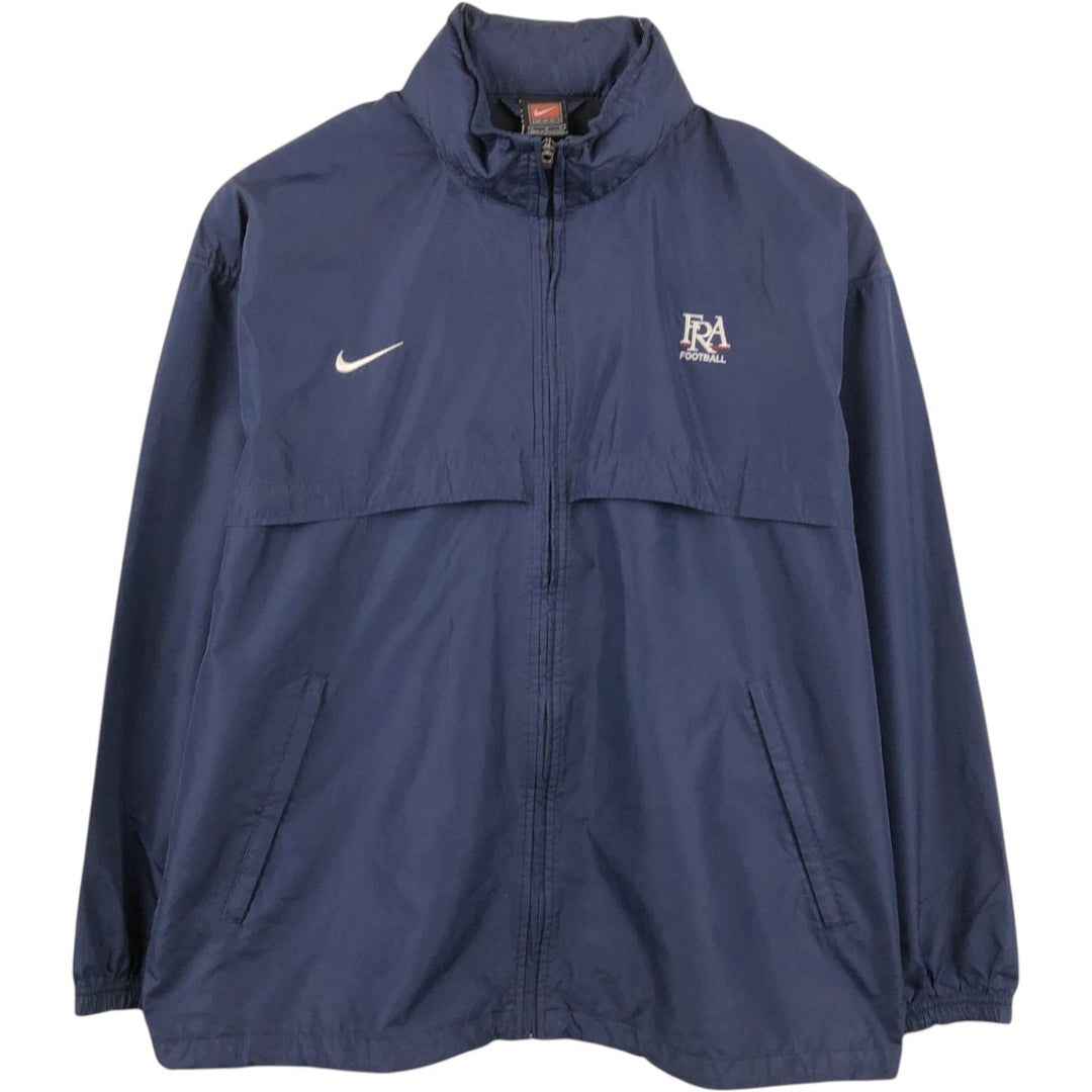 2000'S Nike Team College Windbreaker, Men's Size L (approx.) polyester navy blue type Vintage Second Hand