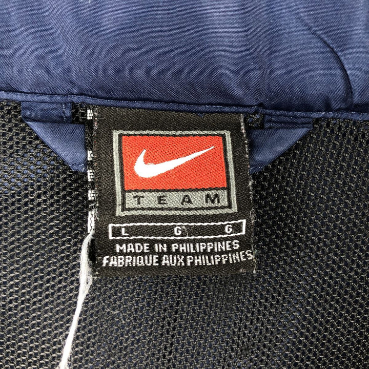 2000'S Nike Team College Windbreaker, Men's Size L (approx.) polyester navy blue type Vintage Second Hand