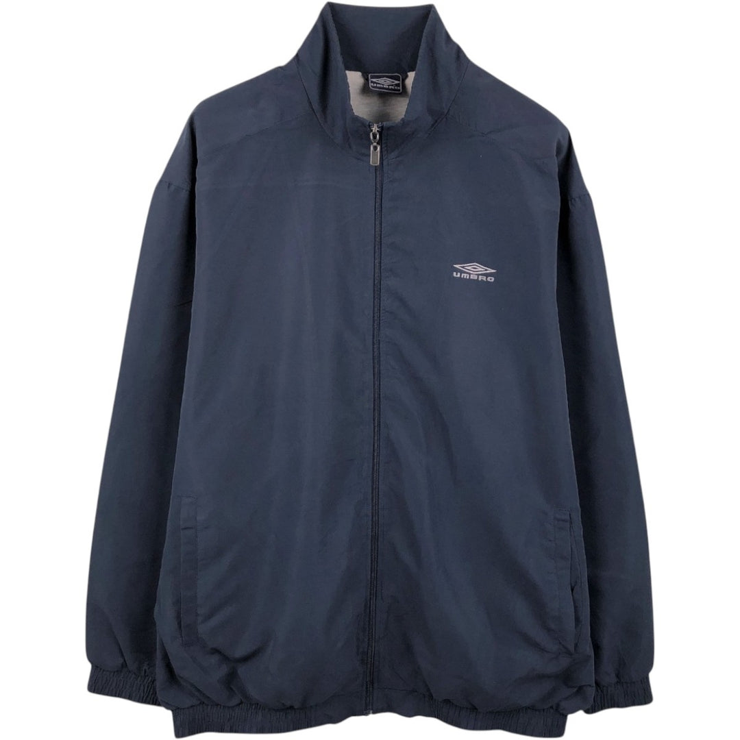 Umbro UMBRO windbreaker, men's size XL polyester navy blue type Vintage Second Hand