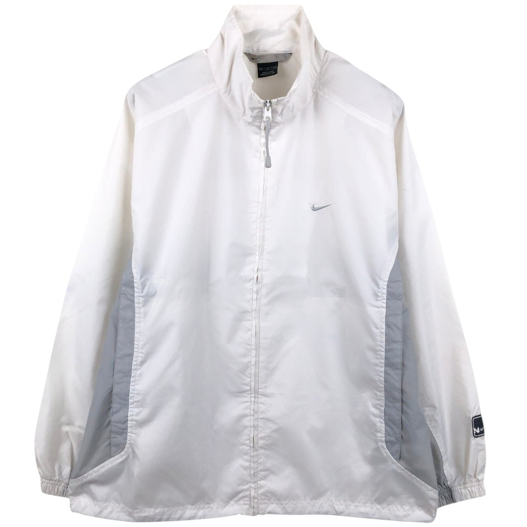 00'S Nike Windbreaker Men's M size polyester white type Vintage Second Hand