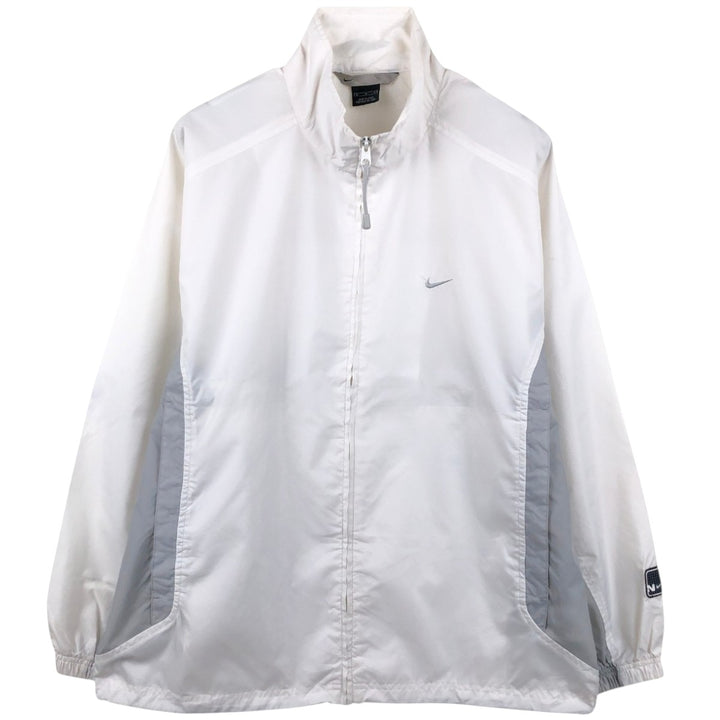 00'S Nike Windbreaker Men's M size polyester white type Vintage Second Hand