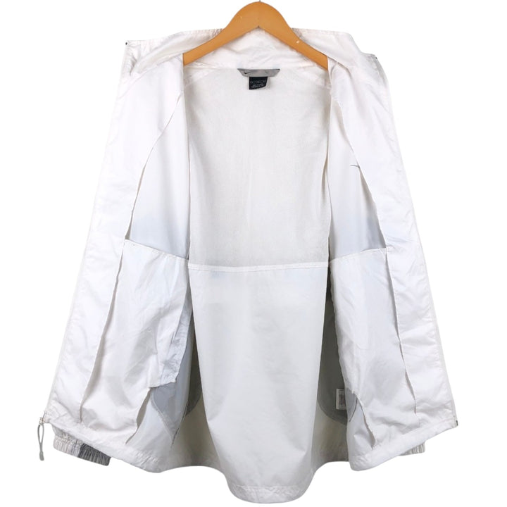 00'S Nike Windbreaker Men's M size polyester white type Vintage Second Hand