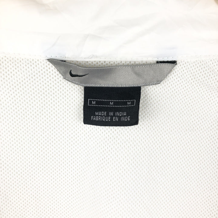 00'S Nike Windbreaker Men's M size polyester white type Vintage Second Hand