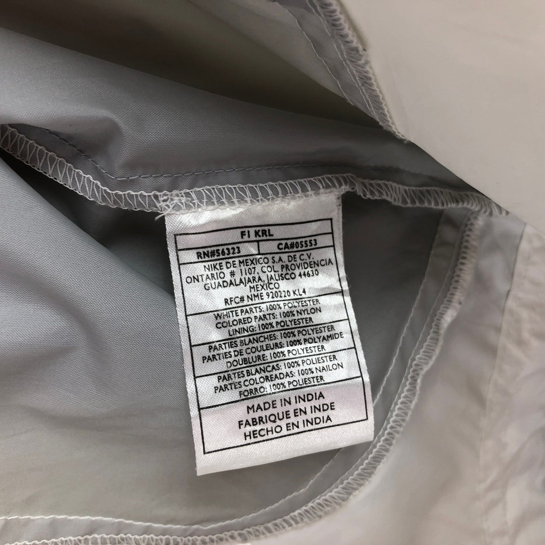 00'S Nike Windbreaker Men's M size polyester white type Vintage Second Hand
