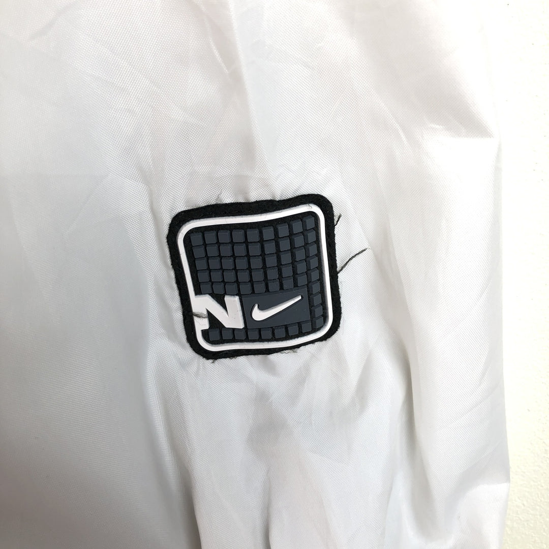 00'S Nike Windbreaker Men's M size polyester white type Vintage Second Hand