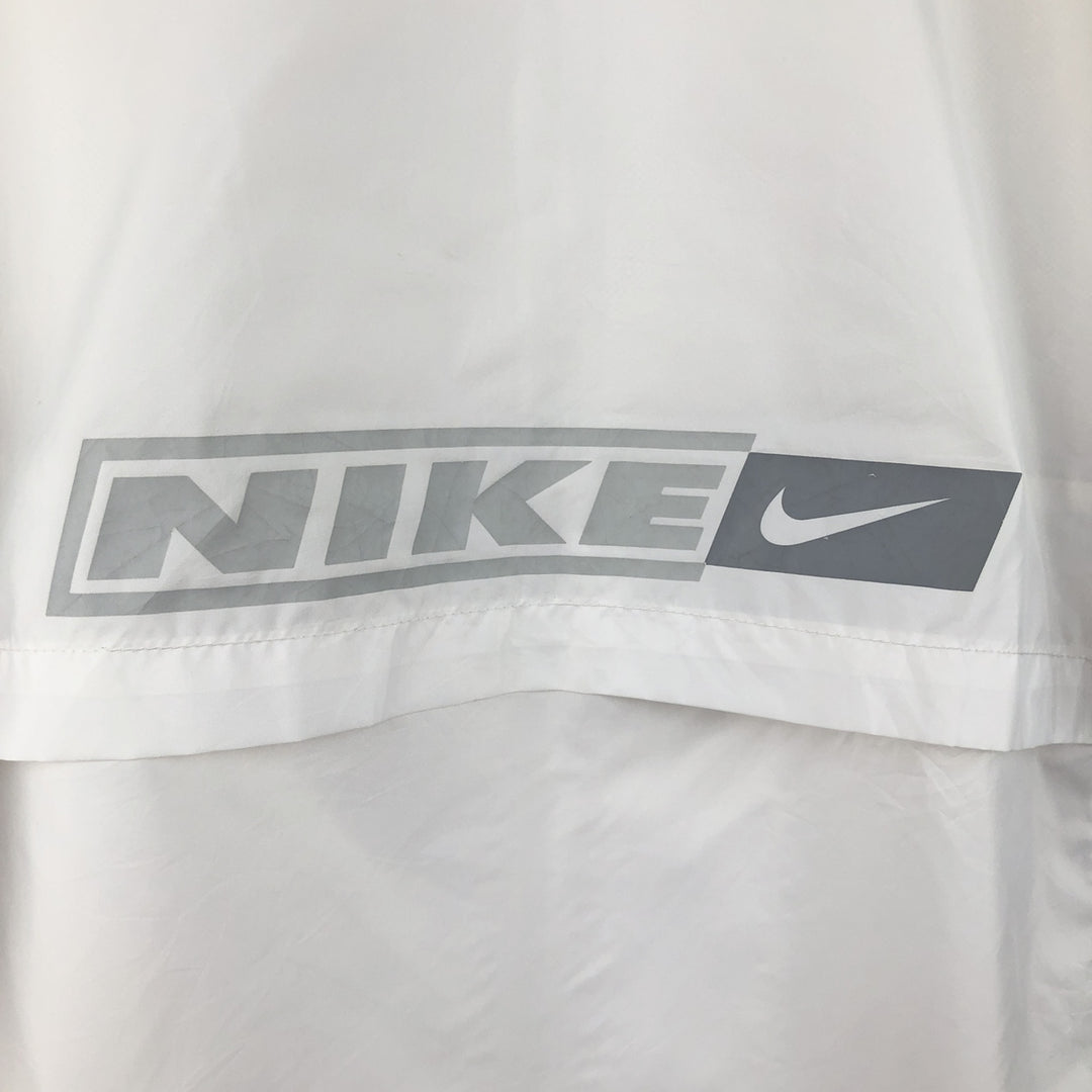 00'S Nike Windbreaker Men's M size polyester white type Vintage Second Hand
