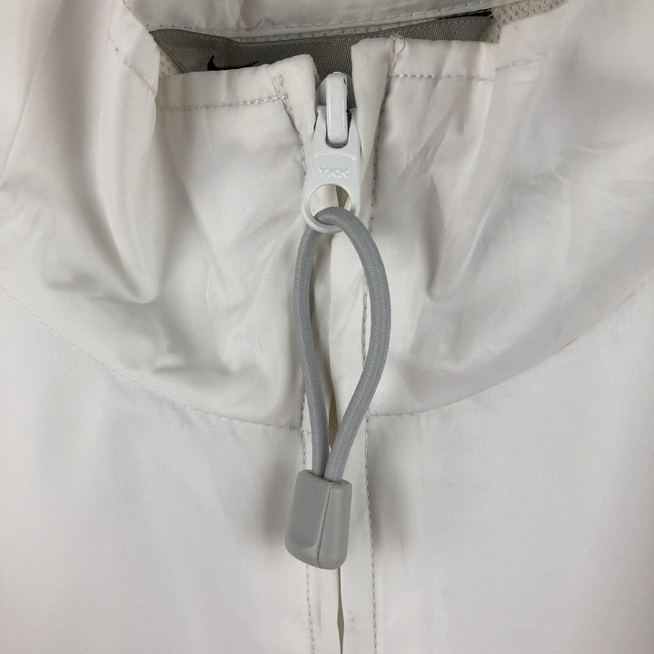 00'S Nike Windbreaker Men's M size polyester white type Vintage Second Hand