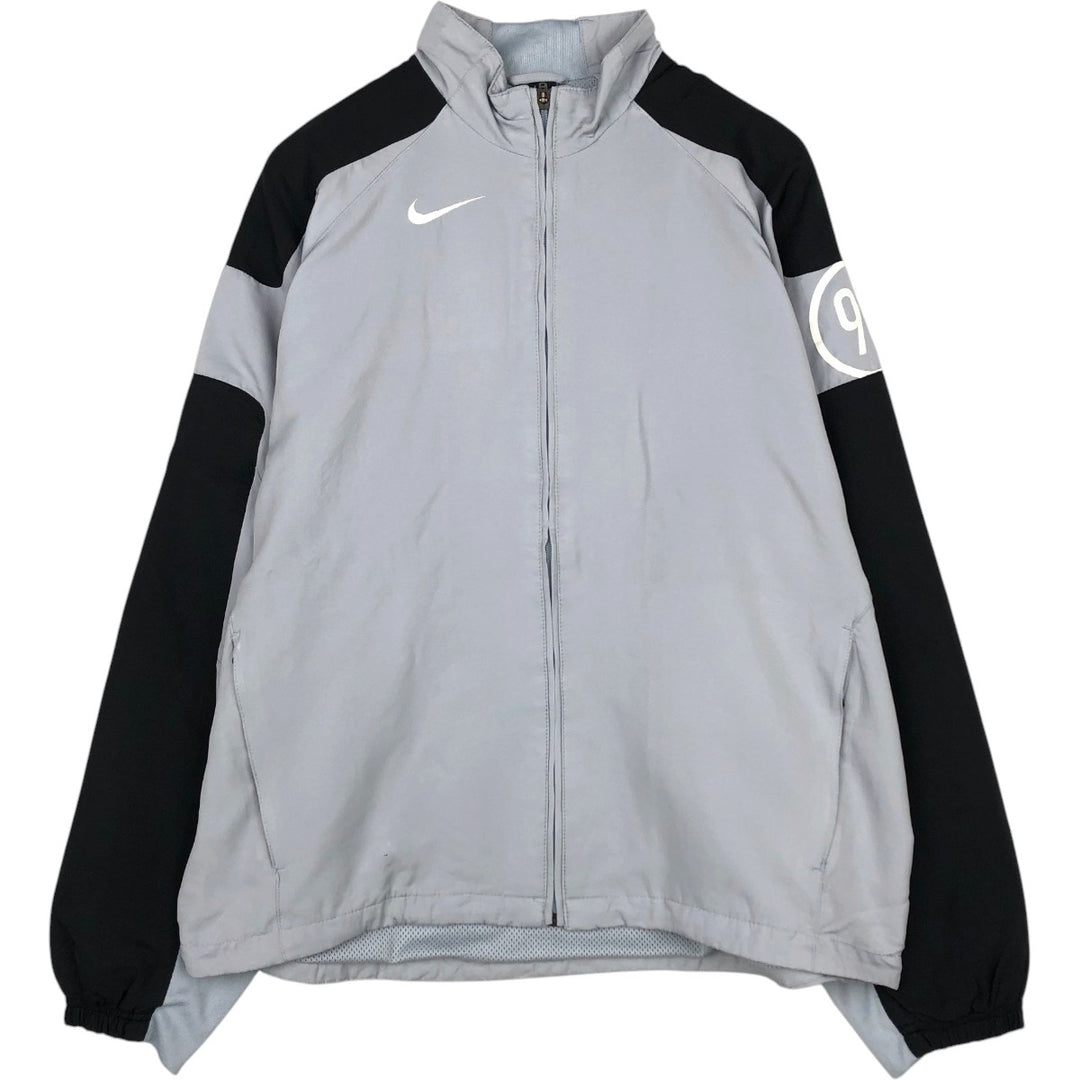 2000'S Nike Windbreaker, Men's Size L (approx.) polyester gray type Vintage Second Hand